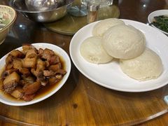 酒酿馒头-芦茨金富饭庄·25年老字号·专做稻草鸡