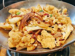 干锅有机花菜-吕氏疙瘩汤·私家菜馆(慈云寺店)