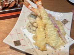 京葱丝炸虾天妇罗-水之惠鲜鱼料理(王府大街店)