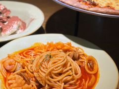 日式辣海鲜意面-机器人火炉披萨