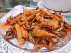 杏鲍菇鱿鱼-东林海岸大酒店-餐饮部(黄海路店)