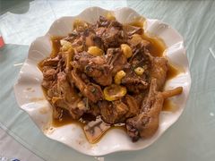 板栗烧鸡-再回楼饭店·农家菜·大鱼头(南山竹海店)