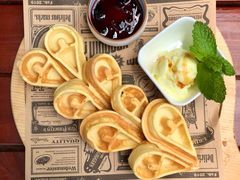 原味香草冰激凌华夫饼-吉姆丽德乡村西餐厅(闵行交大店)