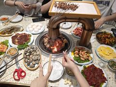 -泰白海鲜烧烤 丹东黄蚬子
