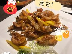 芒果酥皮大虾-青叶202都市餐厅(迪诺水镇店)