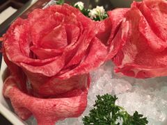 玫瑰雪花牛舌-捞王锅物料理(上海世茂广场店)