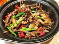 干煸茶树菇-新旺茶餐厅·早餐·夜宵(仙霞店)