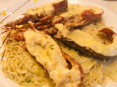 芝士龙虾焗伊面-太子园林酒家