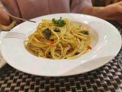 蒜香辣味意面-后厨意餐La Cucina(外交公寓店)