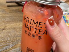 草莓遇见芭乐-素匠泰茶(三里屯SOHO工体奶茶店)