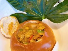 咖喱面包鸡-烛影拾光观景餐厅·创意菜·摄影·小提琴(大唐不夜城店)