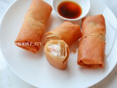 芙蓉鲜虾春卷-唐阁海景中餐厅·早茶·粤菜•生日聚餐(海口朗廷酒店)