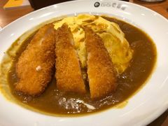 炸虾排咖喱蛋包饭-CoCo壱番屋(久光百货店)