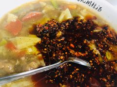 -清真马乐贝腊牛肉蛋黄菜夹馍(马蓉洒金桥店)