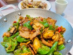 鲍鱼辣椒小炒肉-船歌·鱼水饺青岛菜(太阳宫凯德MALL店)