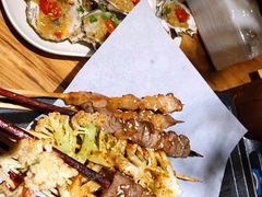 -路边摊小炉子烧烤