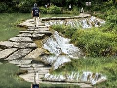 -小七孔景区-六十八级跌水瀑布