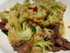 干锅有机花菜-千百味红餐厅·江西菜(绿地双子塔店)