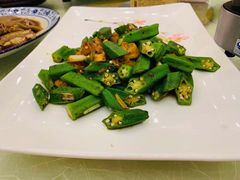 秋葵炒螺片-亮庆餐厅·粤菜·早茶(篁庄店)