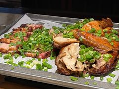 绿茶葱香烤鸡烤肉合拼-绿茶餐厅(乐峰广场店)