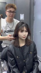 -米可造型烫发染发