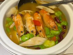 春竹笋豆瓣煮沼虾-春暖花开(西溪店)
