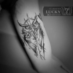动物-幸运7纹身刺青Lucky7tattoo