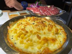 玉米爱上芝士-猪啊牛呀羊啊铜盘烤肉(正大广场店)