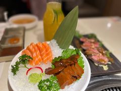 黑牛肝菌刺身-赤坂亭M9和牛烧肉·日料398放题(万达店)