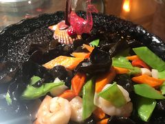 -东来菜馆•手抓海鲜家常菜•海鲜锅贴(鸽子窝店)