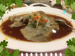 清蒸多寶魚-上海老饭店(北京分店)