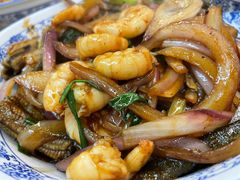 虾爆鳝番茄汁拌川炒面-圳兴面王·拌川·特色炒面(南山保利剧院店)