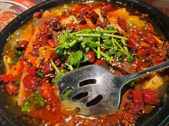 砂锅毛血旺-小六汤包砂煲菜(文景路店)