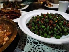 榄菜肉末四季豆-熠盛粤味·顺德桑拿鸡(永康路店)