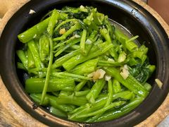 虾酱炒空心菜-阿龙海鲜农家乐·三亚老字号(海棠湾店)