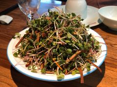 豆皮拌萝卜苗-聚缘堂·海鲜私房菜(松岭路店)