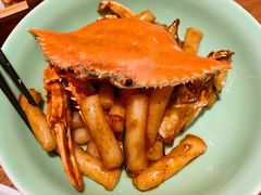 梭子蟹炒年糕-弄堂里·寻味杭州(湖滨银泰in77C区店)