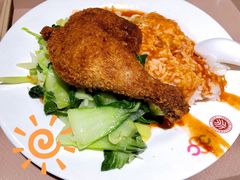 鸡腿饭-北大家园食堂