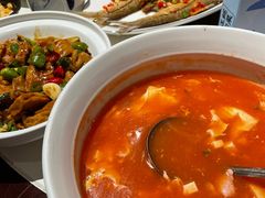 番茄豆腐肉丝汤-海燕酒店(惠济路店)