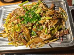 葱爆牛肉-绿茶餐厅(华联万柳店)