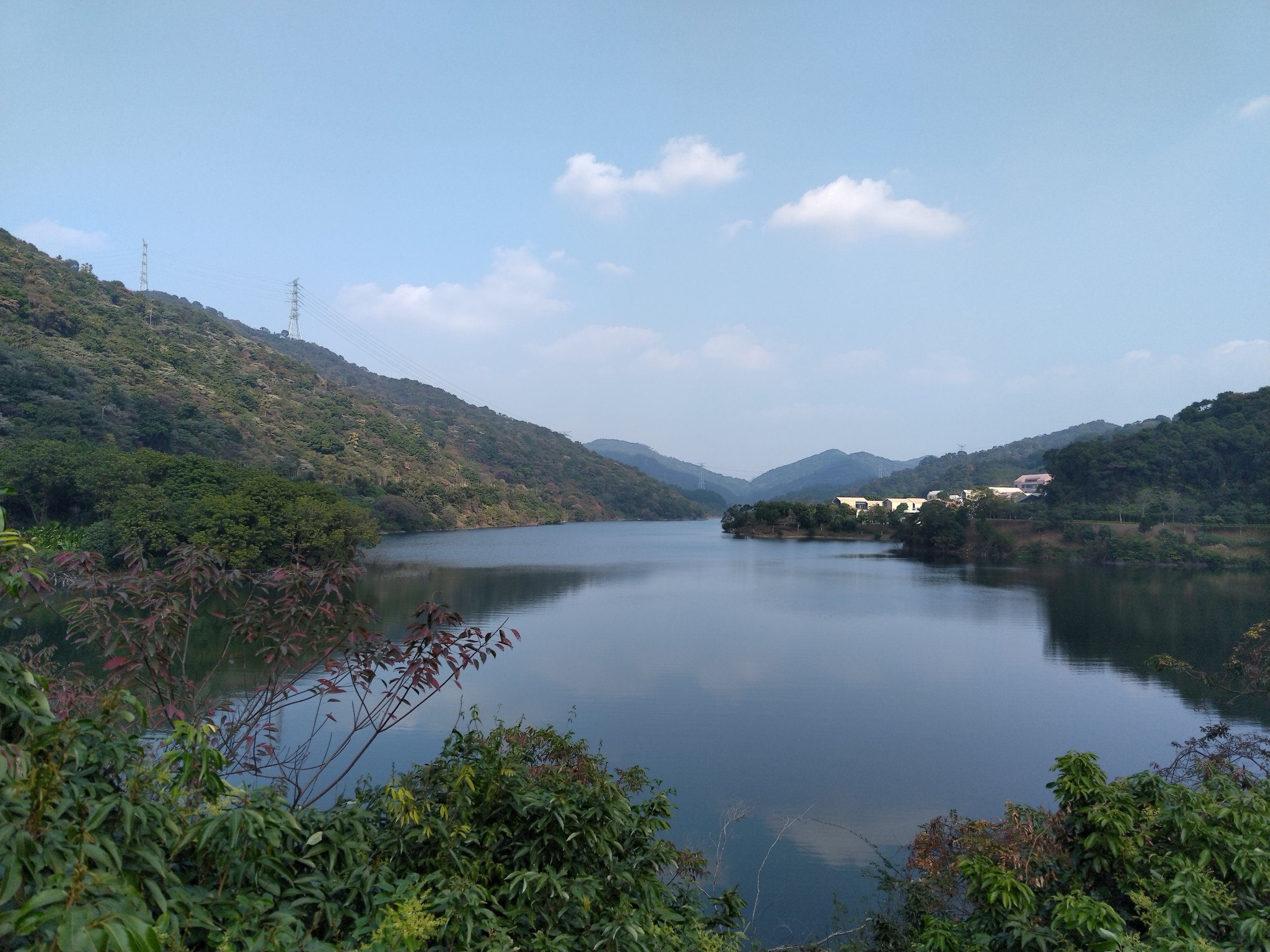 凤岗官井头水库图片