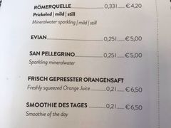 菜单-Cafe Sacher(WIEN)