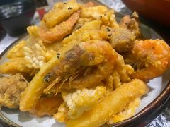 咸蛋黄鸡翅虾-炭舍干锅(华发商都店)