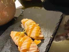 三文鱼火焰寿司-天狗山料理(省体店)