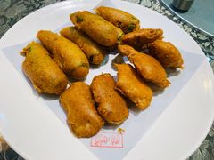 炸猪肉拼炸辣椒-猪肉婆私房菜(容桂总店)