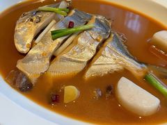 鲳鱼烧年糕-新荣记(新源南路店)