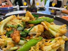 干锅有机花菜-香山湖家家宴(中山陵店)