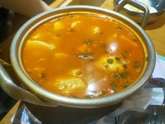 海鲜嫩豆腐汤配米饭-老炉家木炭烤肉(长江国际店)