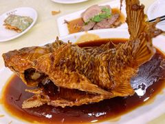 罾蹦鲤鱼-奥华餐厅·老张记(台基厂店)