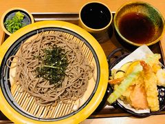 天妇罗冷乌冬面荞麦面套餐-豊後茶屋 別府店